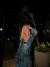 VESTIDO FIRENZE BLUE MICROTUL LARGO IMPORTADO