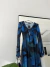 VESTIDO FIRENZE BLUE MICROTUL LARGO IMPORTADO - Maria Antonieta Boutique