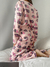 SET PIJAMA PINK CAT (REMERA + PANT) - tienda online