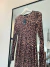 VESTIDO LEOPARD LARGO MICROTUL FORRADO - comprar online