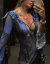 Imagen de VESTIDO FIRENZE BLUE MICROTUL LARGO IMPORTADO