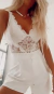 BODYSUIT AMBER ESCOTE V ENCAJE IMPORTADO - Maria Antonieta Boutique