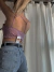 CROPTOP RANDY GUIPURE IMPORTADO (PUSH UP) - SIN CAMBIO en internet