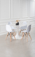 Imagen de Juego | Mesa Tulip + 4 sillas Eames