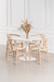 Juego | Mesa Tulip + 4 Sillas Wishbone