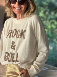 Sweater Rock and Roll crudo - tienda online