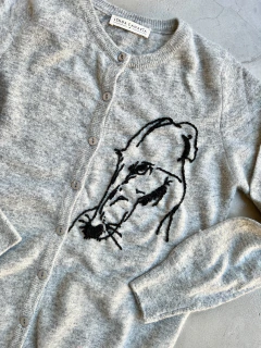 Cardigan Galgui gris melange - linda canaria