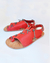 Huarachas ROJO - Sandalia de cuero - Unisex - - comprar online