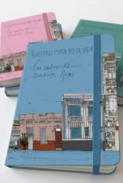 Libretas Edición Limitada "Las Calles de Buenos Aires" - Natz Kerba Ilustrando