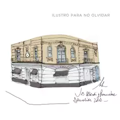 Postales de la arquitectura demolida o en riesgo en apoyo a Ilustro para no olvidar - Natz Kerba Ilustrando