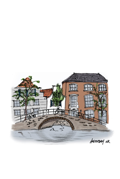 Ilustraciones en Láminas o Cuadros - AMSTERDAM