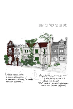 Postales de la arquitectura demolida o en riesgo en apoyo a Ilustro para no olvidar en internet
