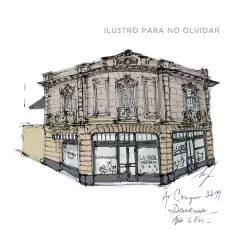 Postales de la arquitectura demolida o en riesgo en apoyo a Ilustro para no olvidar - Natz Kerba Ilustrando