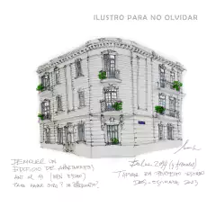 Postales de la arquitectura demolida o en riesgo en apoyo a Ilustro para no olvidar - Natz Kerba Ilustrando