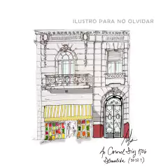 Postales de la arquitectura demolida o en riesgo en apoyo a Ilustro para no olvidar - Natz Kerba Ilustrando