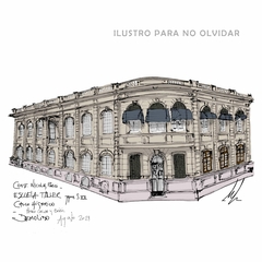 Postales de la arquitectura demolida o en riesgo en apoyo a Ilustro para no olvidar - comprar online