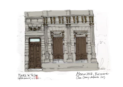 Postales de la arquitectura demolida o en riesgo en apoyo a Ilustro para no olvidar en internet