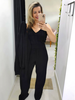 conjunto feminino tricot 