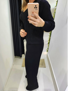 conjunto feminino tricot 