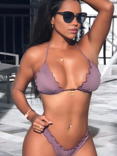 biquíni empina bumbum ripple cortininha roxo violeta 