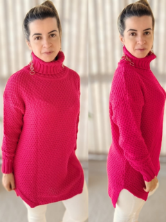 blusa tricot gola alta 