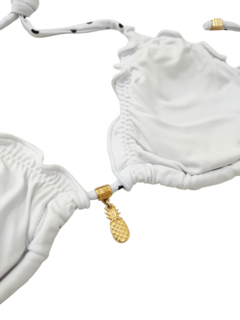 biquíni branco ripple empina bumbum cortininha 