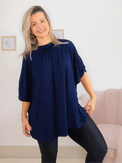 Blusa Big Plissada na internet