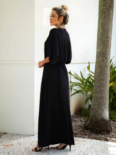 vestido preto larguinho