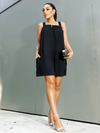 macacão feminino alcinha short preto com bolsos 