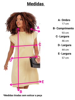vestido regata comprimento acima do joelho em algodão 