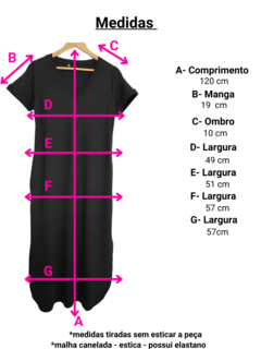 vestido malha canelada grossa manga curta preto comprimento midi com bolsos com pequenas fendas arredondadas gola v 