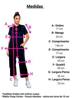 macacão feminino preto oversized manga curta pantacourt