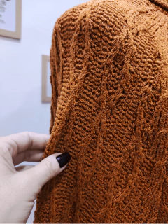 poncho tricot feminino