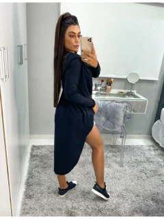 blusa feminina manga longa mullet 