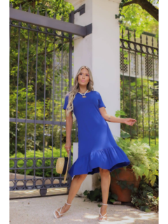 vestido babado 