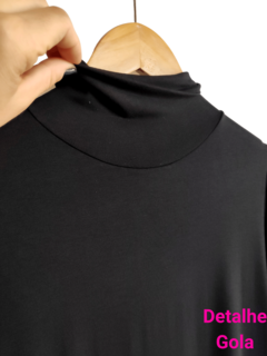vestido midi preto