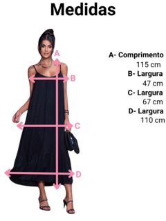 vestido preto midi soltinho com alcinha com babado 