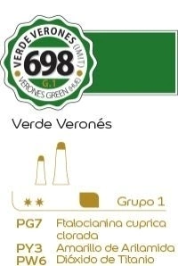 Oleo alba G1 x 18ml. (698) Verde verones IMIT