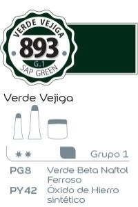 Acrilico Alba G1 x 18ml. (893) Verde vejiga