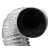 FSDUT6BI - DUTO DE AR EM ALUMINIO COM INTERIOR PRETO, 6" 152MM - 1 METRO