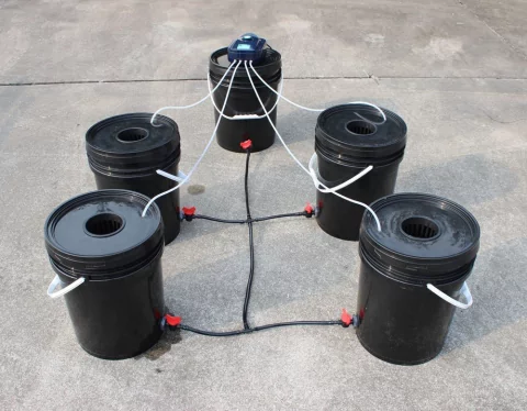 DWC AERO BUCKET - SISTEMA COM 4 VASOS 20L + TANQUE