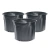 KIT 3 VASOS DE 50 LITROS COM ALÇA - NUTRIPLAN