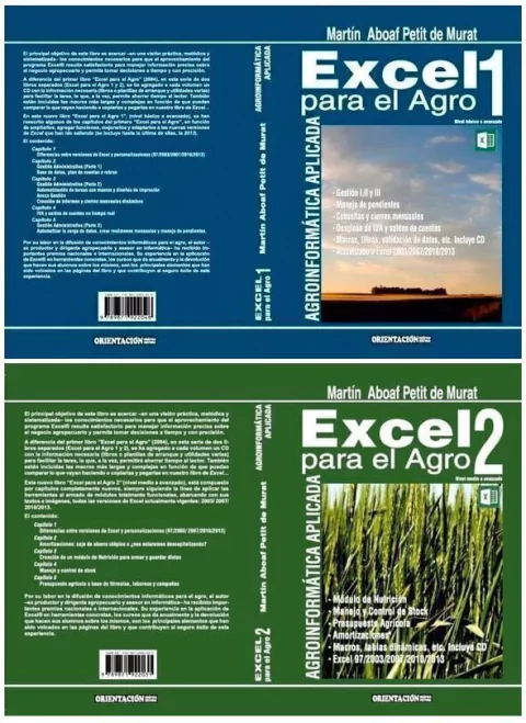 EXCEL PARA EL AGRO 1 Y 2 (combo) - comprar online
