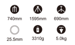 Trípode profesional Weifeng WT-663s en internet