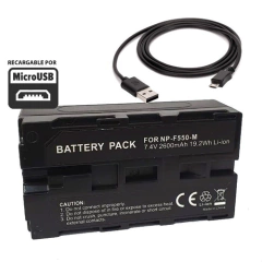 Batería NP-F550 USB