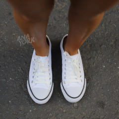 Imagen de ZAPATILLA ACORDONADA DE LONA DOBLE PLATAFORMA