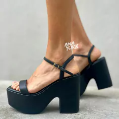 Sandalia de vestir plataforma