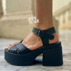 Sandalia base media tiras cruzadas - comprar online