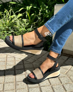 Sandalia de cuero base eva - ANA YORK