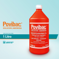 Iodopovidona solucion al 5% jabonosa x 1 lt POVIBAC lab sertex